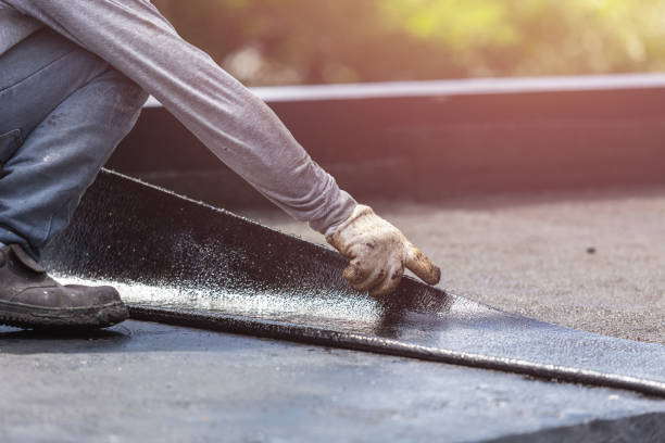 Professional Exterior Waterproofing technician working in Franklin, VA